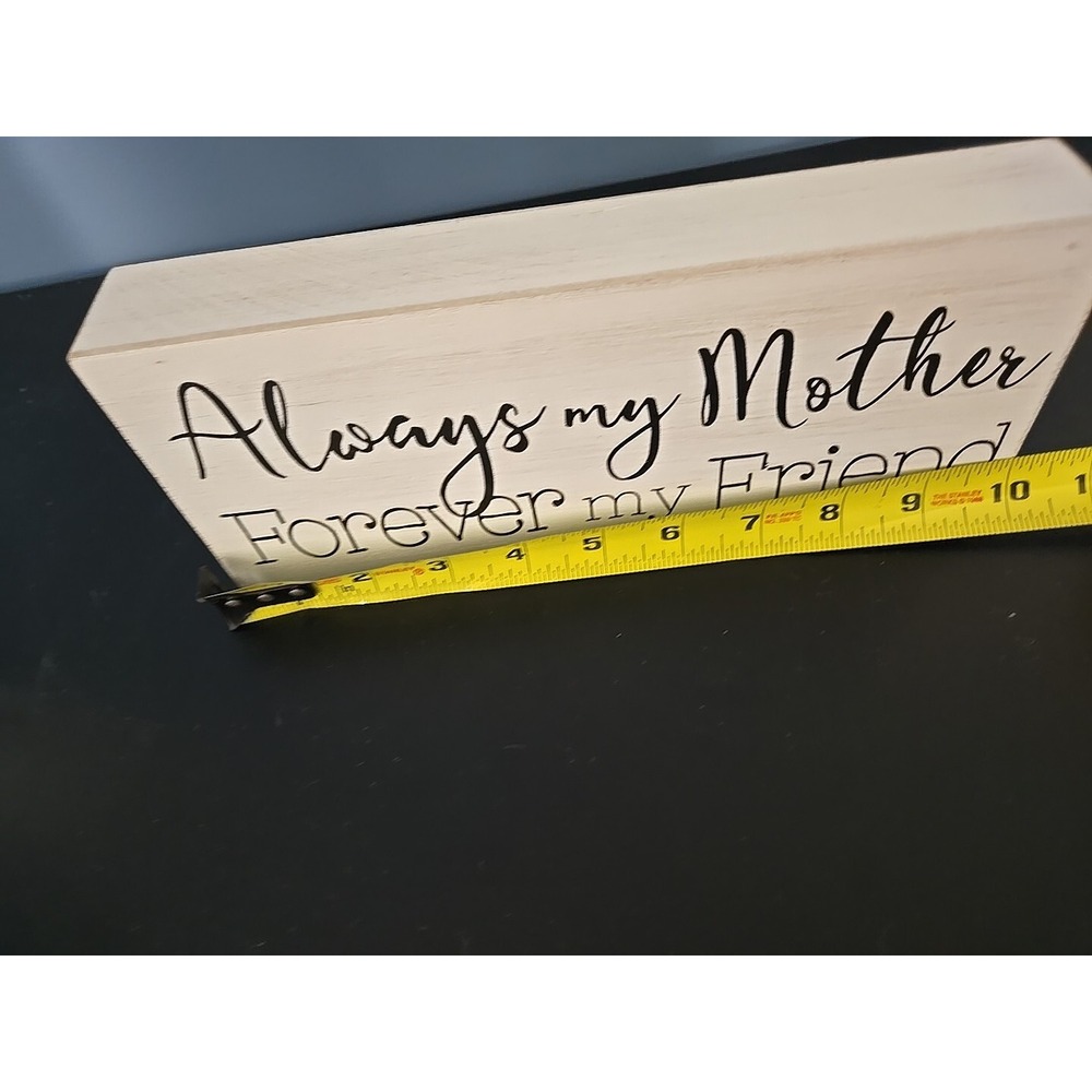 Music Box Frame Mother The Wind Beneath My Wings Keepsake Plaque /Forever Friend - Picture 10 of 11